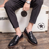 Vīriešu ādas slip-on loafers