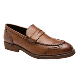 Vīriešu ādas slip-on loafers