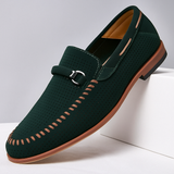 Vīriešu zamša slip-on mokasīni