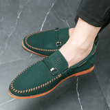 Vīriešu zamša slip-on mokasīni