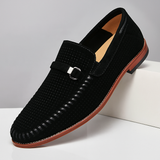 Vīriešu zamša slip-on mokasīni