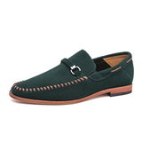 Vīriešu zamša slip-on mokasīni
