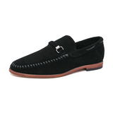 Vīriešu zamša slip-on mokasīni