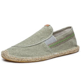 Vīriešu lina espadrilles