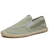 Vīriešu lina espadrilles