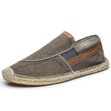 Vīriešu lina espadrilles