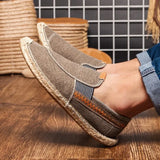 Vīriešu lina espadrilles