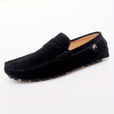 Vīriešu zamšādas penny loafers
