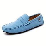 Vīriešu zamšādas penny loafers