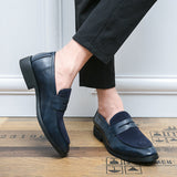 Vīriešu ādas penny loafers