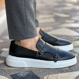 Slip-On Ādas Loferi
