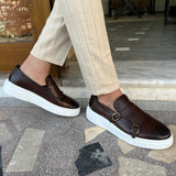 Slip-On Ādas Loferi