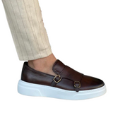 Slip-On Ādas Loferi