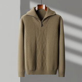 Taranto Merino vilnas zip džemperis