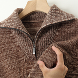 Taranto Merino vilnas zip džemperis