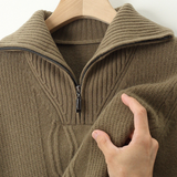 Taranto Merino vilnas zip džemperis