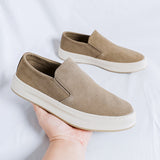 Vīriešu elastīgie zamša loafers