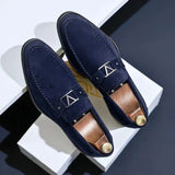 Vīriešu zamšādas loafers