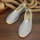 Vīriešu kanvas jūtu zoles espadrilles