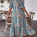 Gene | Boho Grace Midi Kleita