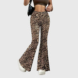 Jamie | Leoparda Bootcut Bikses