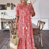 Gene | Boho Grace Midi Kleita