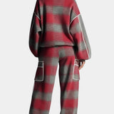 Oléna Urban Checkered Color-Block Komplekti