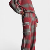 Oléna Urban Checkered Color-Block Komplekti