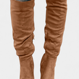 Calliope Chunky Heeled Round Toe Boots