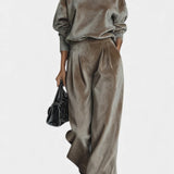 Amarante Cozy Velvet Turtleneck Lounge Set