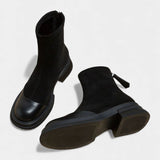 Britta Chunky Sole Ankle Boots ar Sprādzi