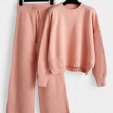 Olga Comfort Knit Divdaļīgais Atpūtas Komplekts