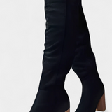 Calliope Chunky Heeled Round Toe Boots