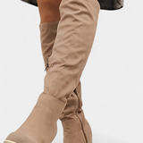 Calliope Chunky Heeled Round Toe Boots